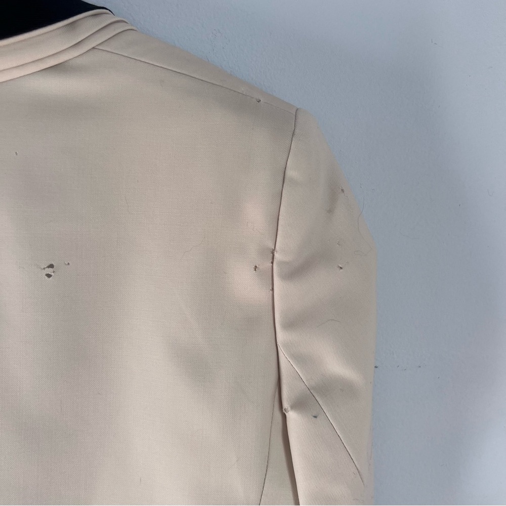 $7 Sale 🩷 STELLA MCCARTNEY Wool Tuxedo Blazer IT 38 US 2 - Picture 7 of 11